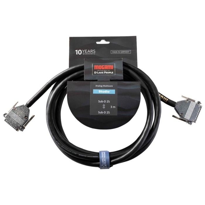 Mogami 12 0043 BO25M25M3 DB25 Ses Sinyal Kablosu (3mt) | Analog Çoklu Kanal Bağlantısı Altın Kaplama